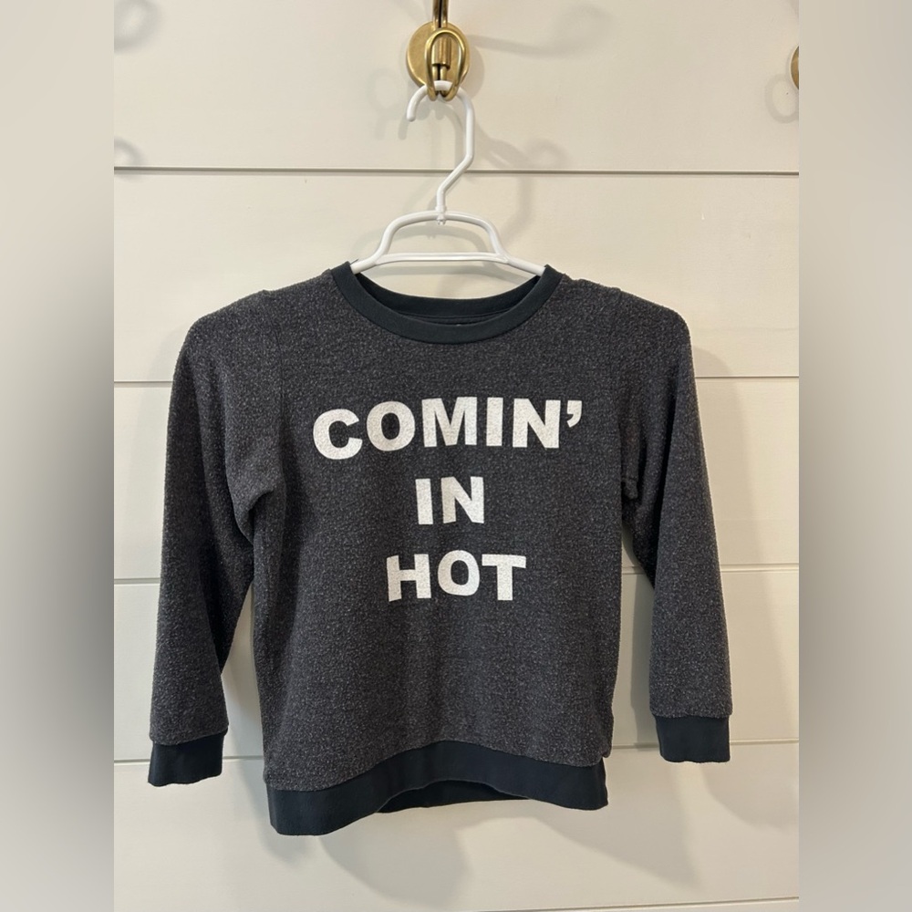 SOL-ANGELES KIDS SWEATSHIRT “Comin’ in Hot” Size 8